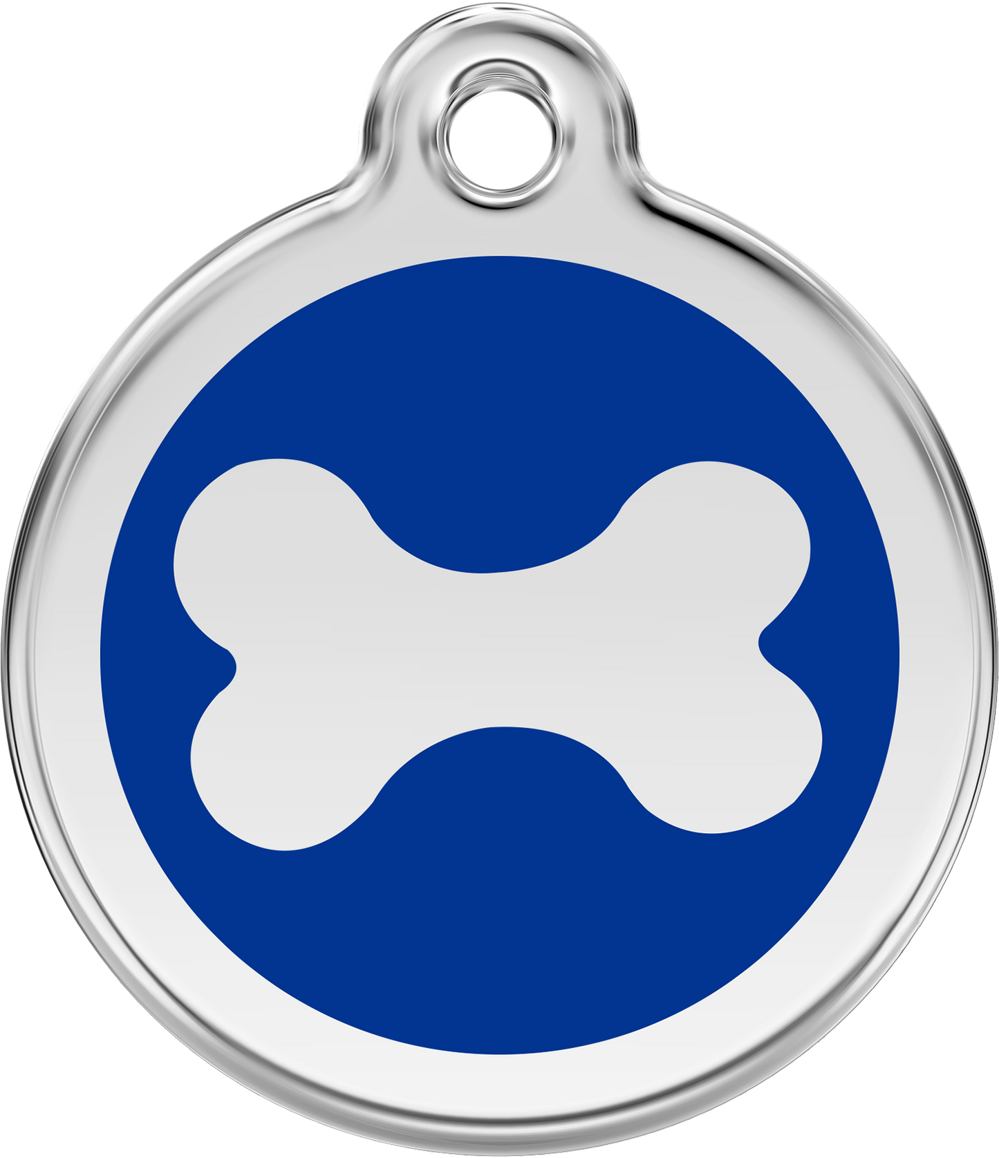 Pet Identification Tag | Bone - blue
