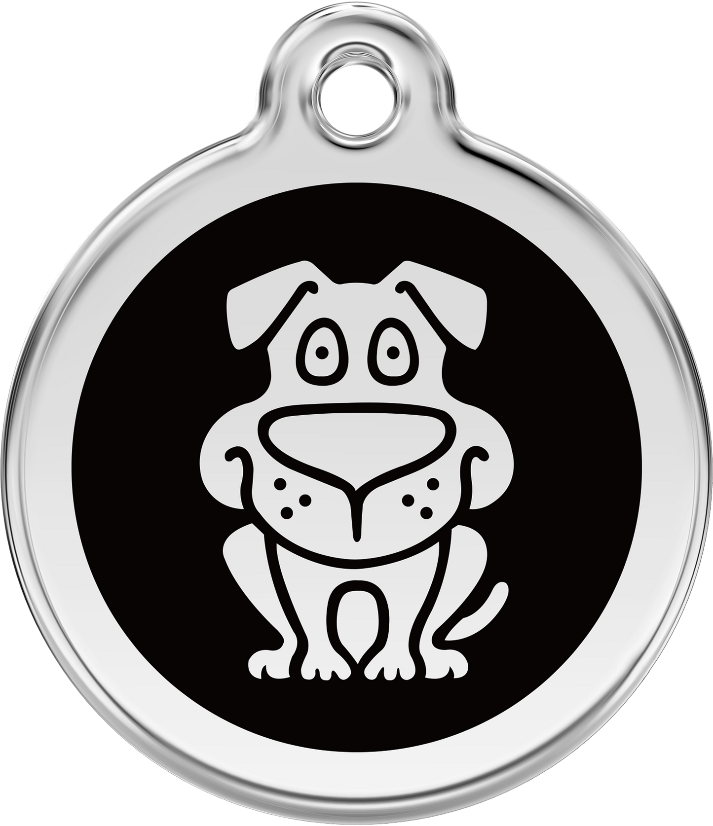 Pet Identification Tag | Dog - black