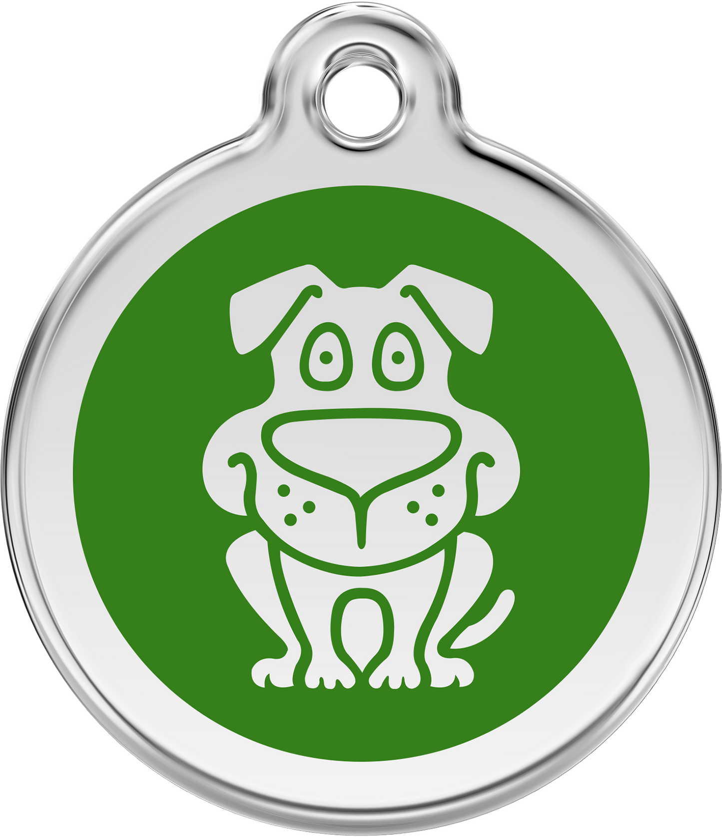 Pet Identification Tag | Dog - green