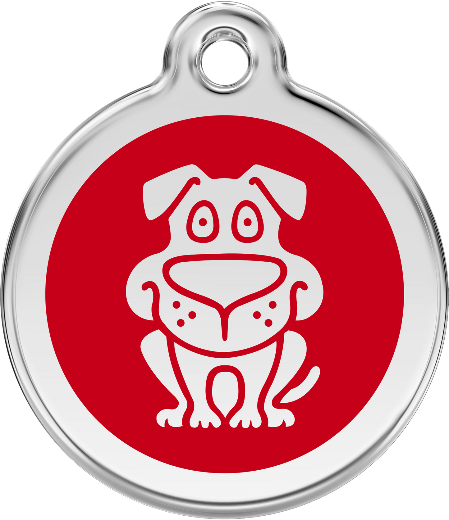 Pet Identification Tag | Dog - red