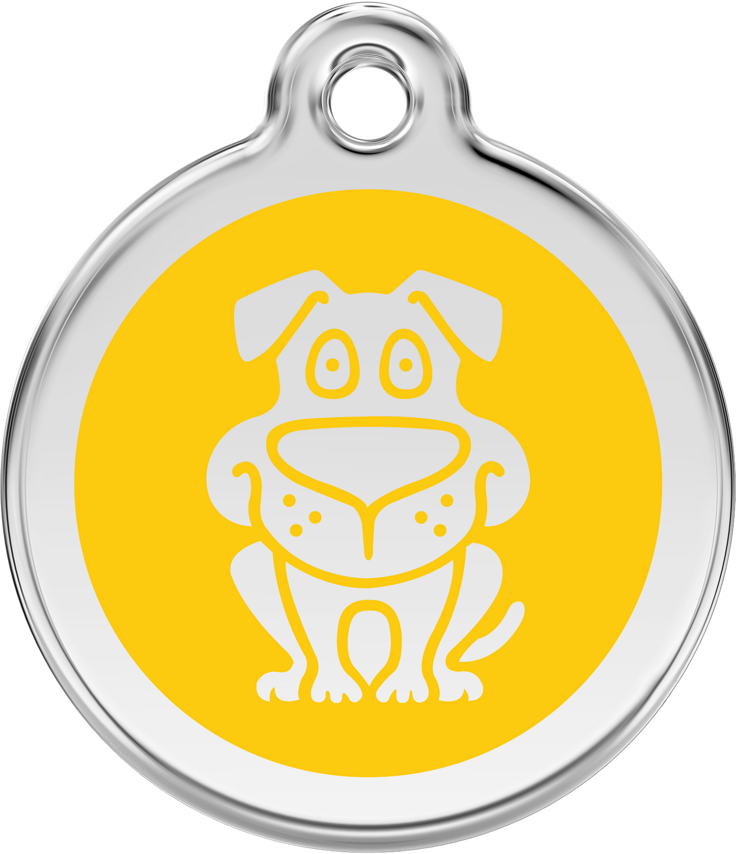 Pet Identification Tag | Dog - yellow