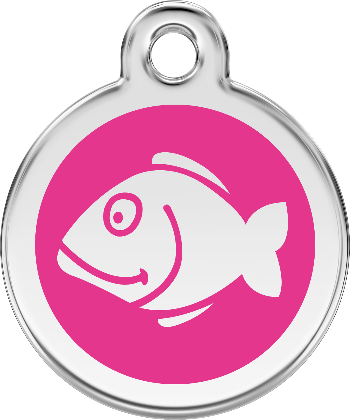 Pet Identification Tag | Fish - pink