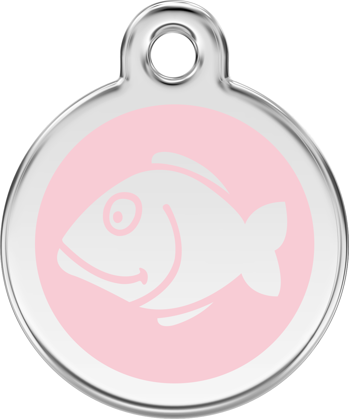 Pet Identification Tag | Fish - light pink