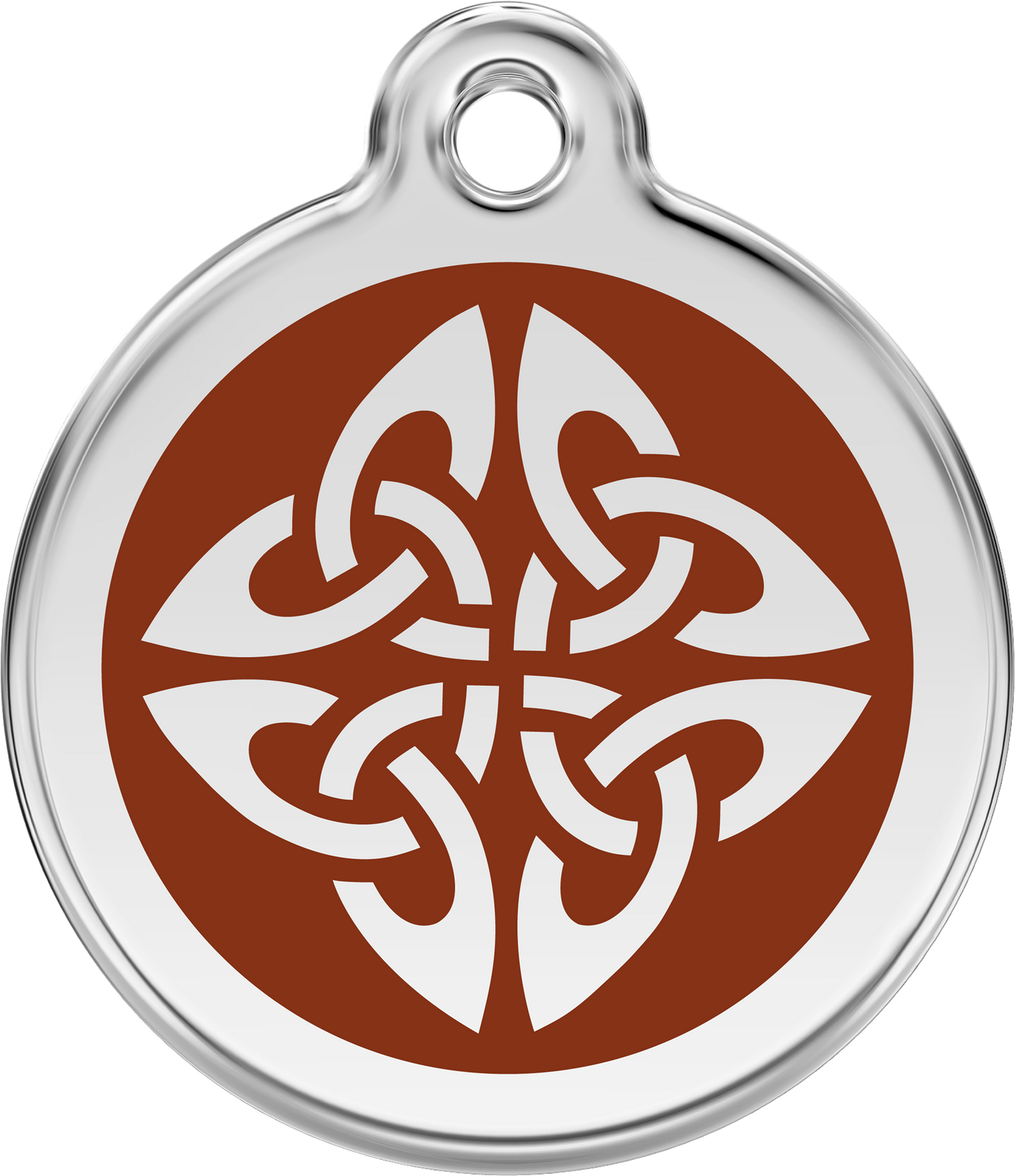 Pet Identification Tag | Tribal Arrows - brown