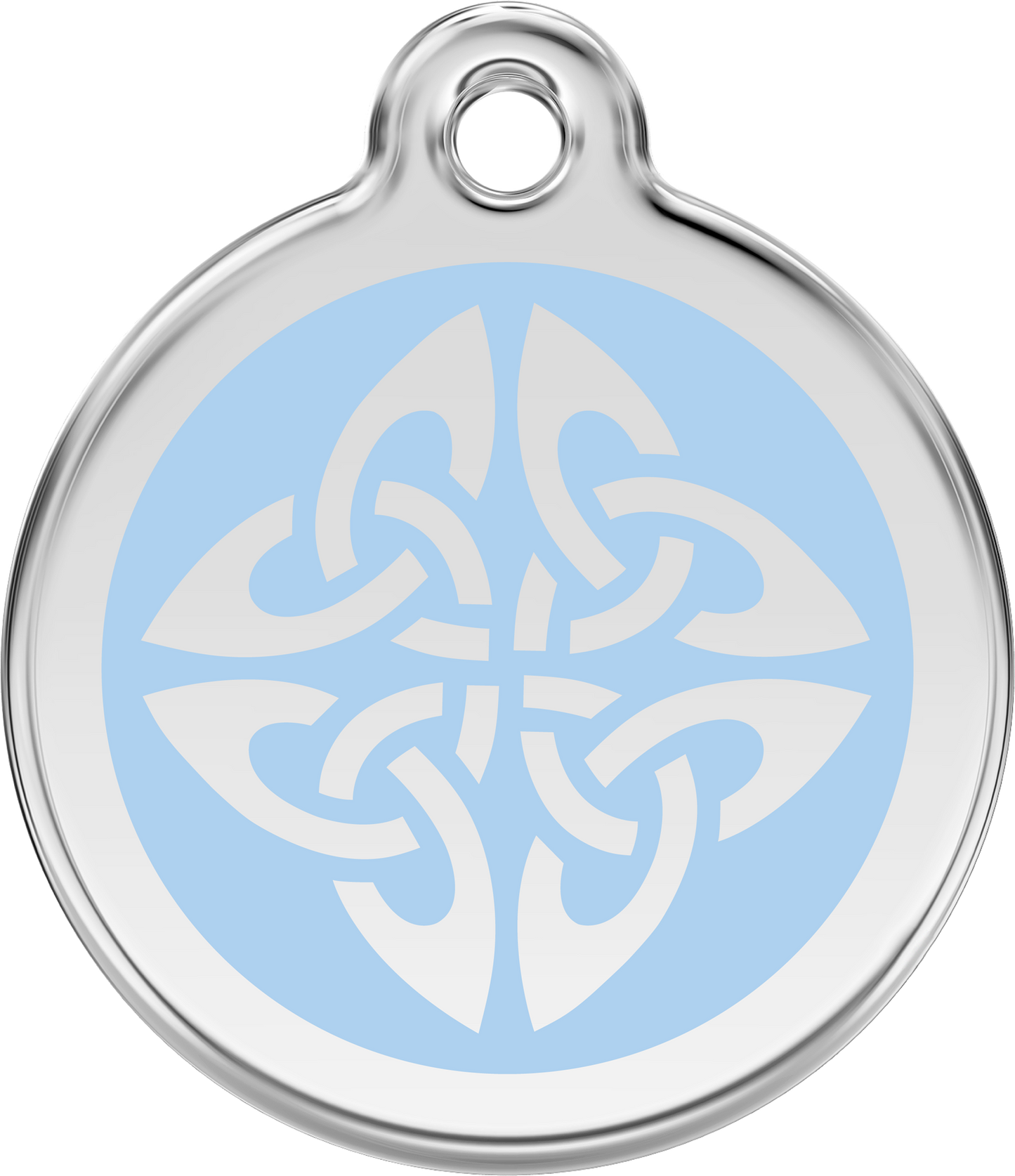 Pet Identification Tag | Tribal Arrows - light blue