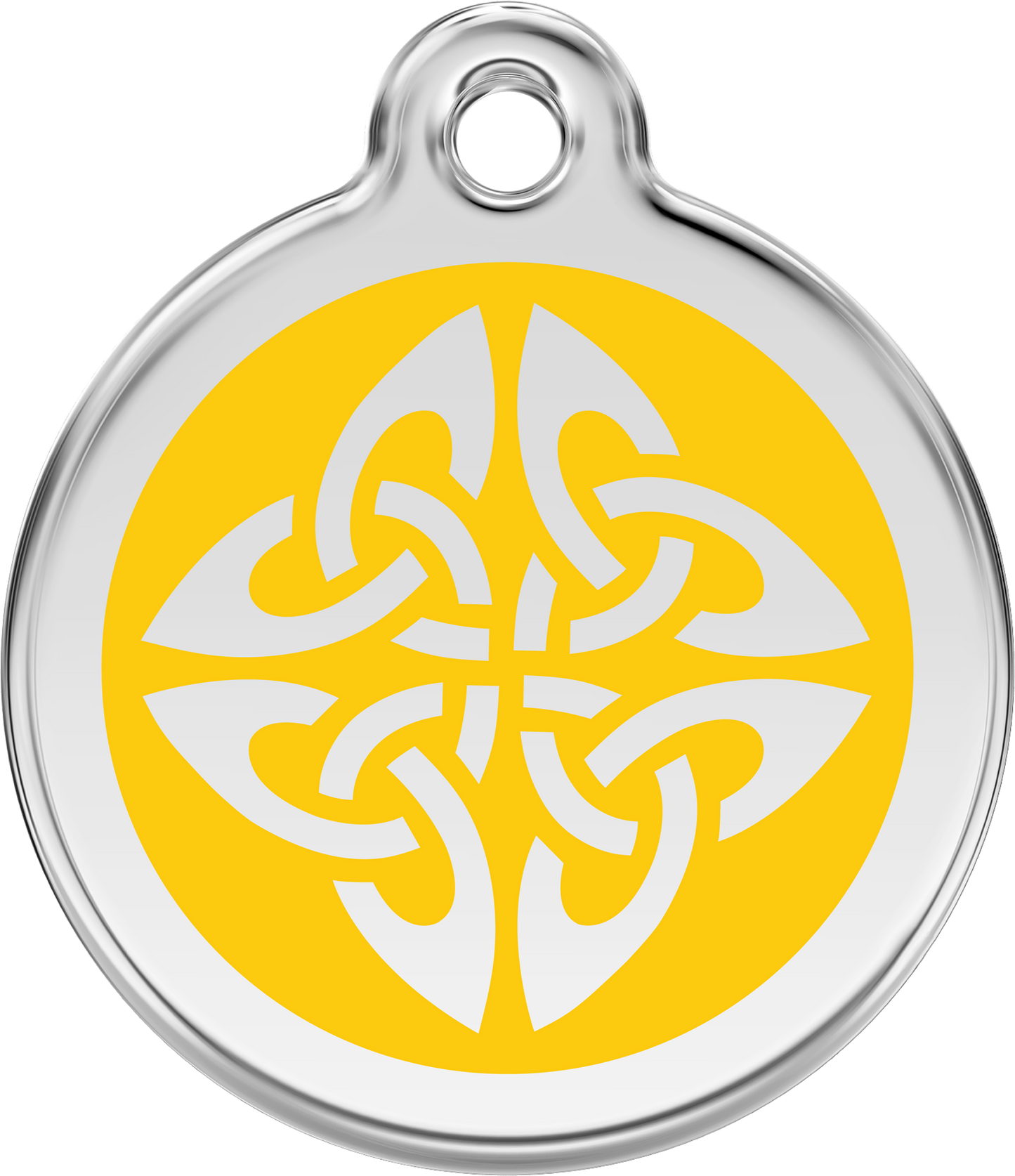Pet Identification Tag | Tribal Arrows - yellow