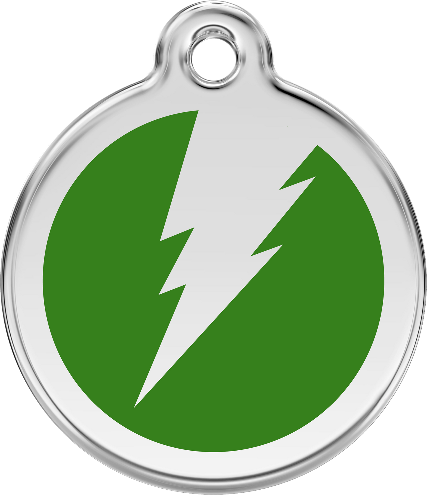 Pet Identification Tag | Flash - green