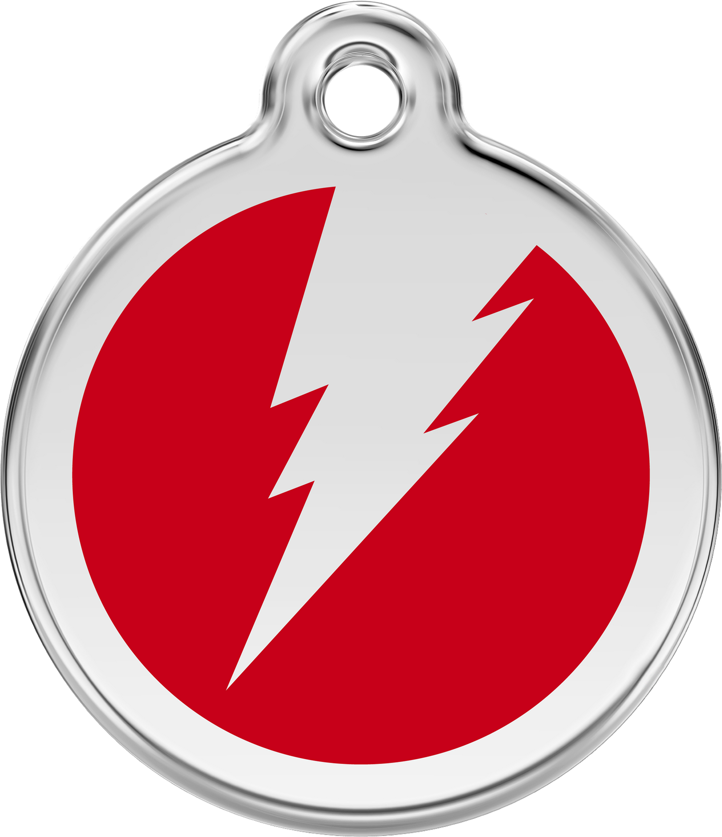 Pet Identification Tag | Flash - red