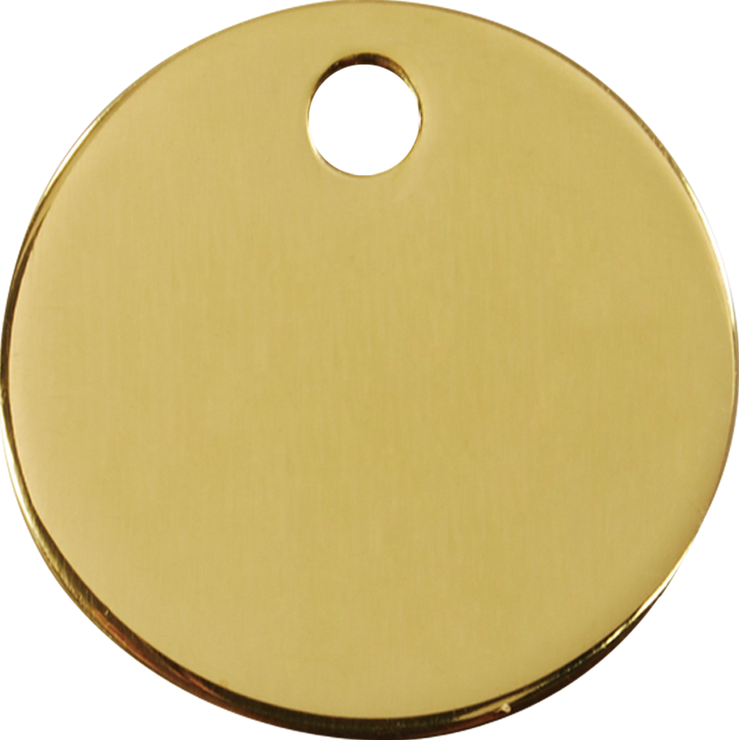 Pet ID Tag | Circle - Brass