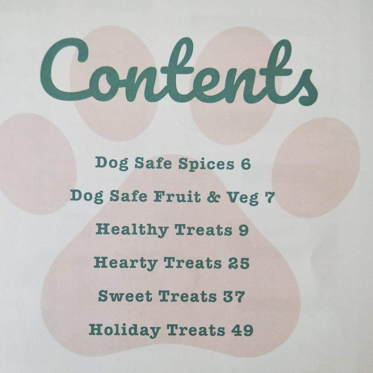 Doggy Cookbook - Short & Sweet