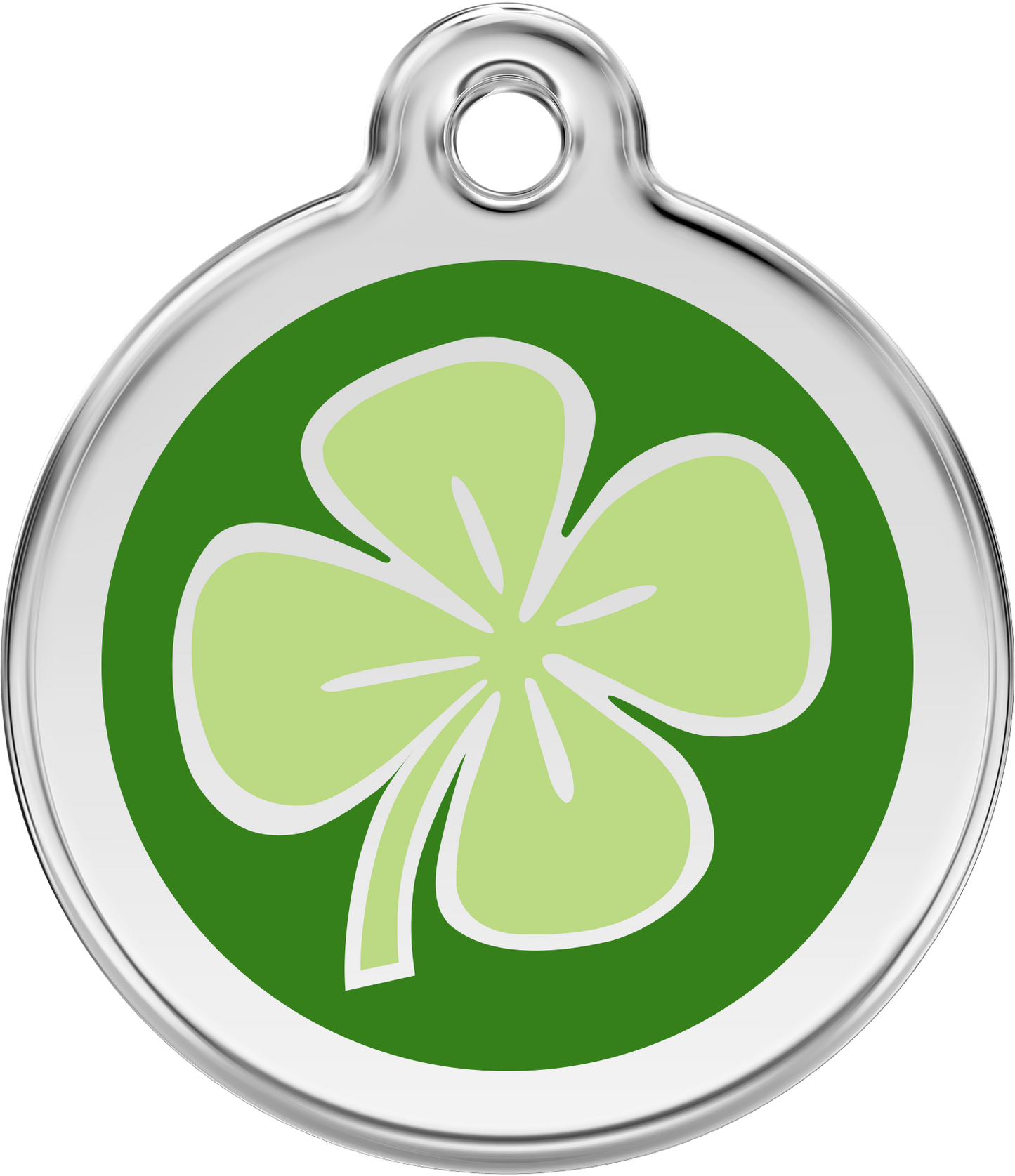 Pet Identification Tag | Clover - green