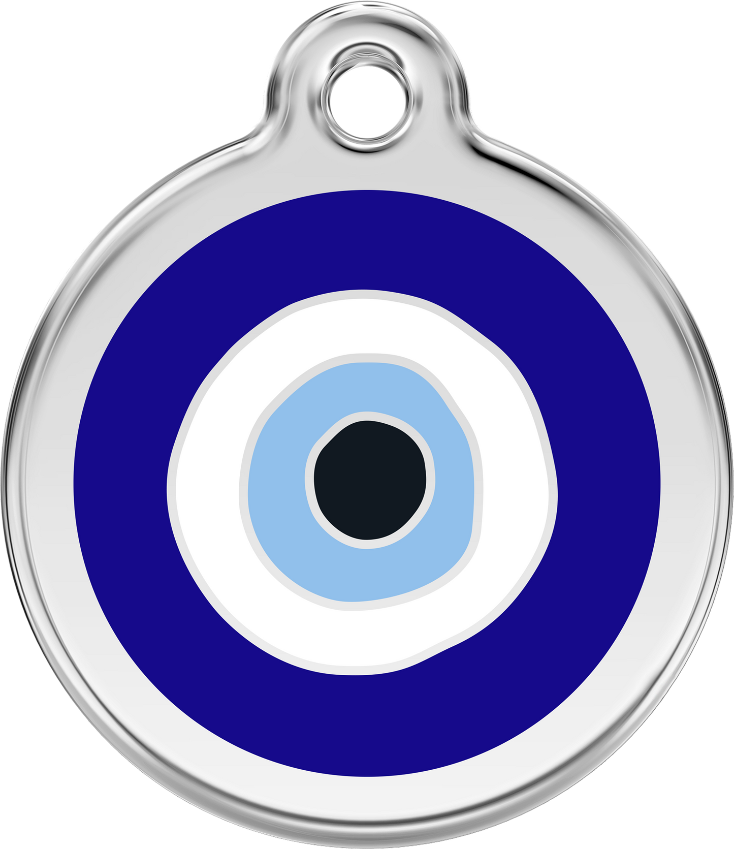 Pet Identification Tag | Evil Eye - blue
