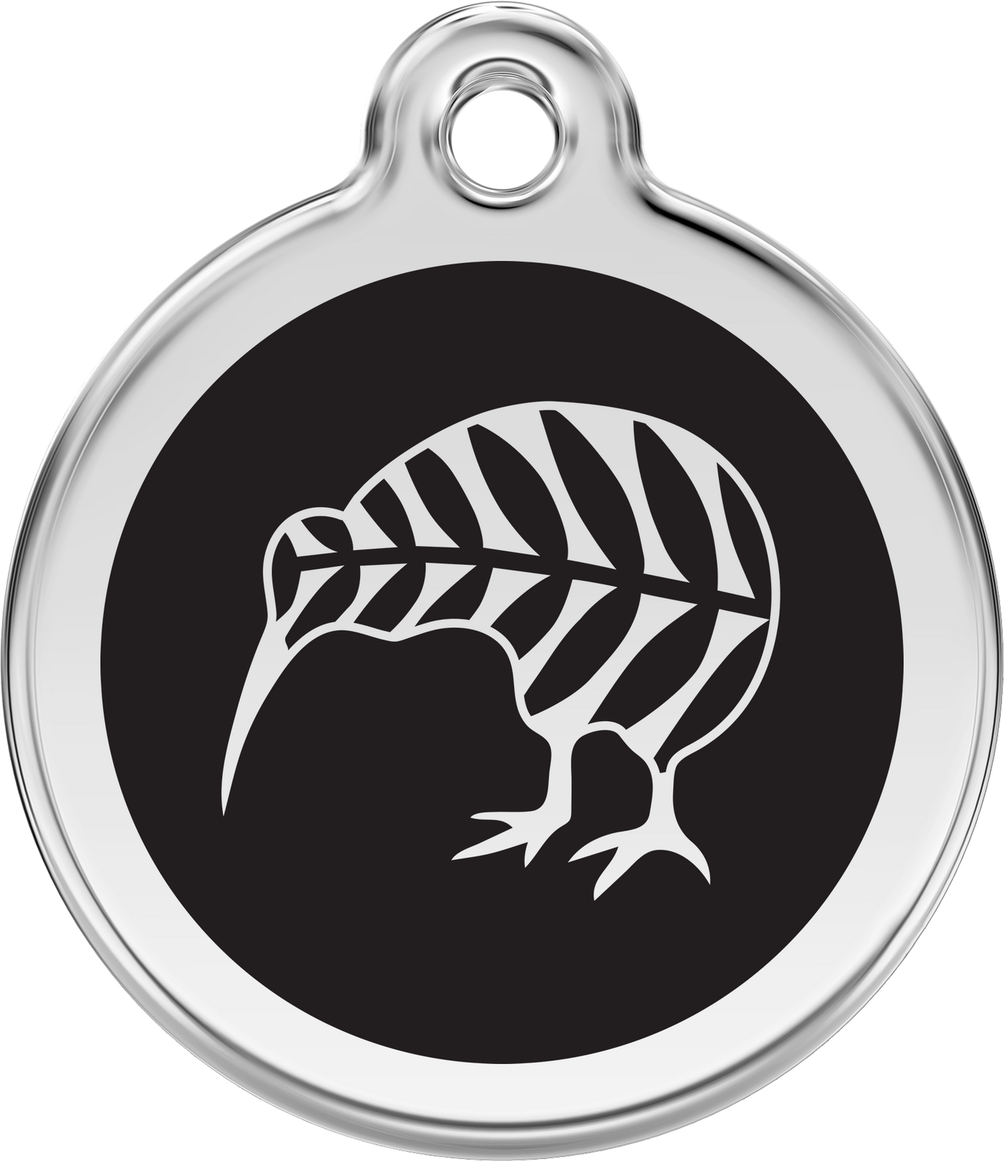 Pet Identification Tag | Kiwi - black