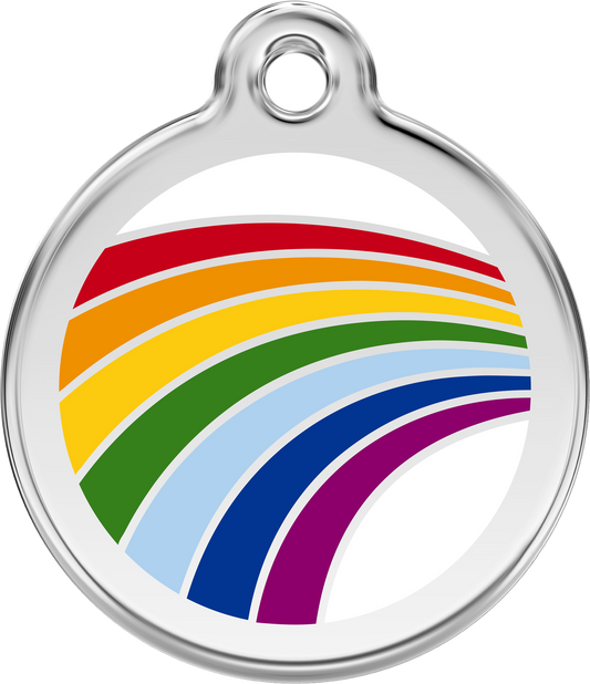 Pet Identification Tag | Rainbow