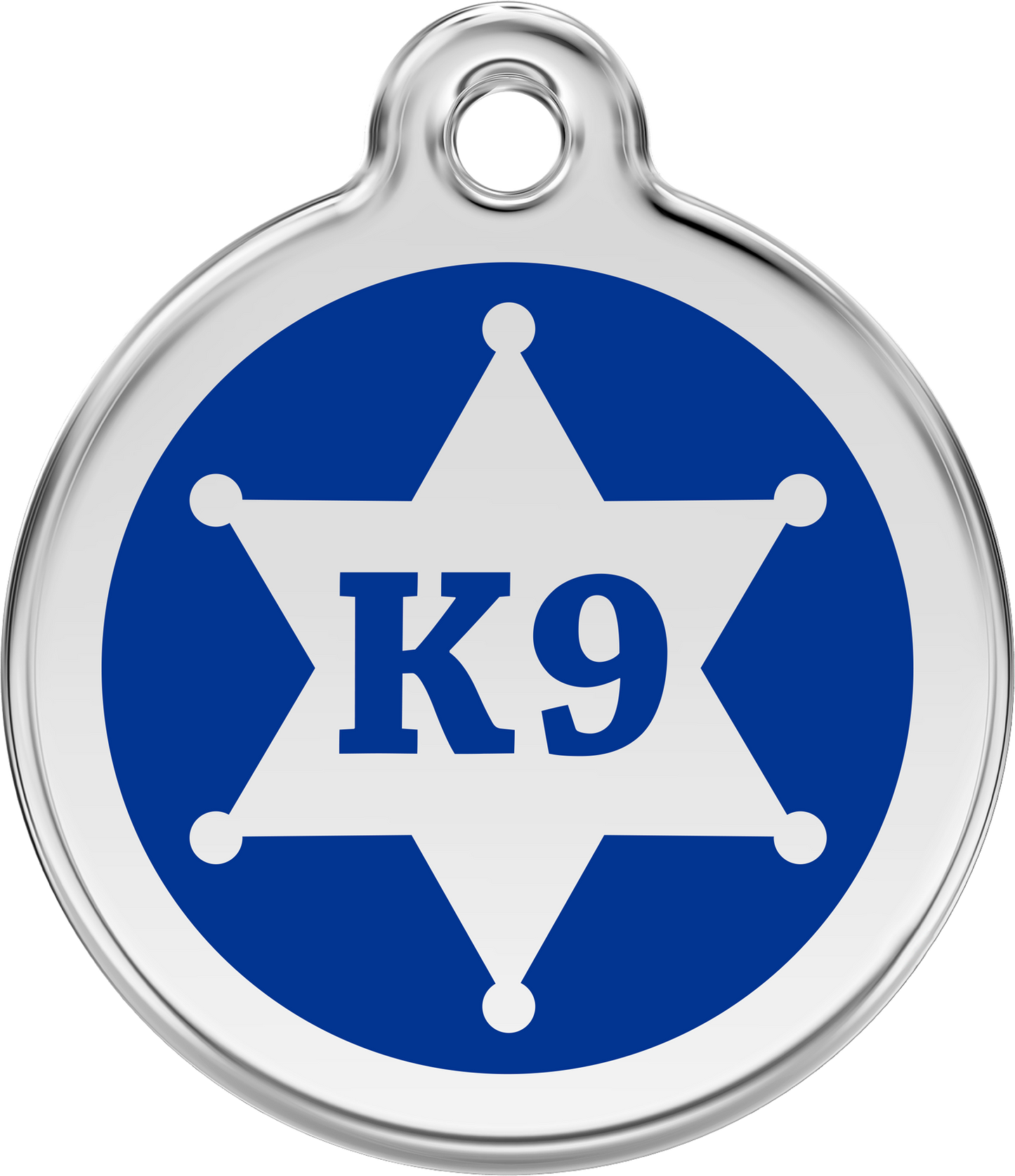 Pet Identification Tag | K9 Sheriff - blue