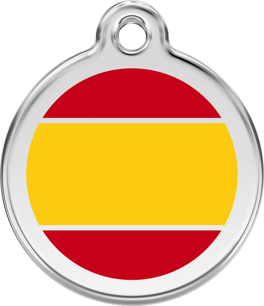 Pet Identification Tag | Country Flag Spain