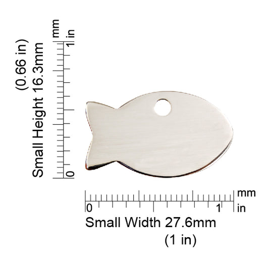 Measurements | ID Tag Fish -small