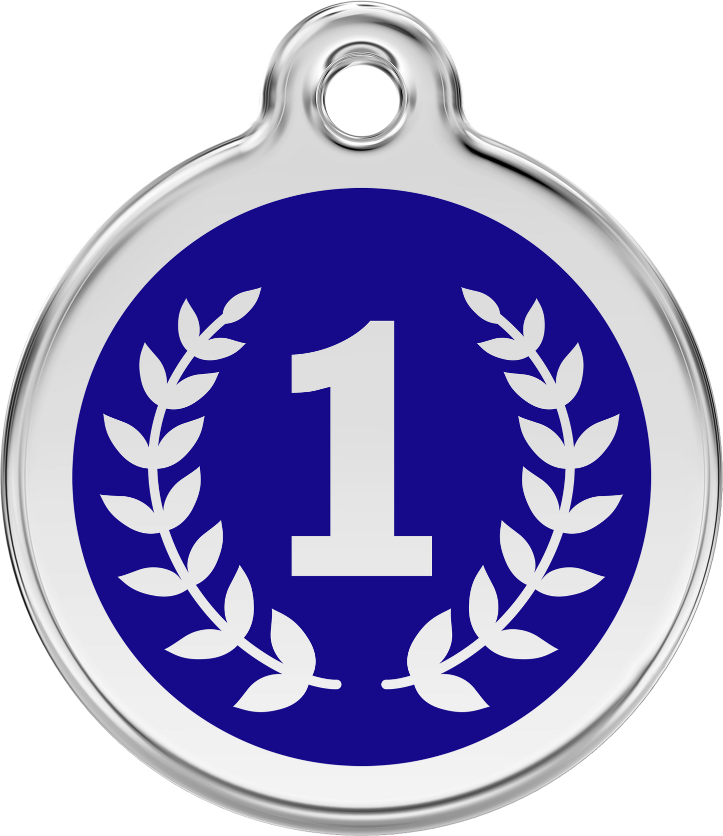 Pet Identification Tag | No. 1 Winner - blue