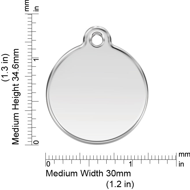 Measurements | ID Tag Enamel -medium