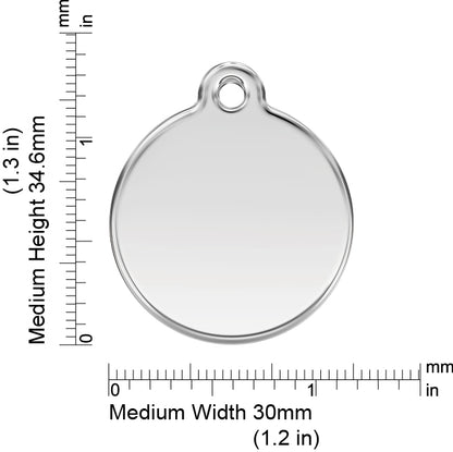 Measurements | ID Tag Enamel -medium