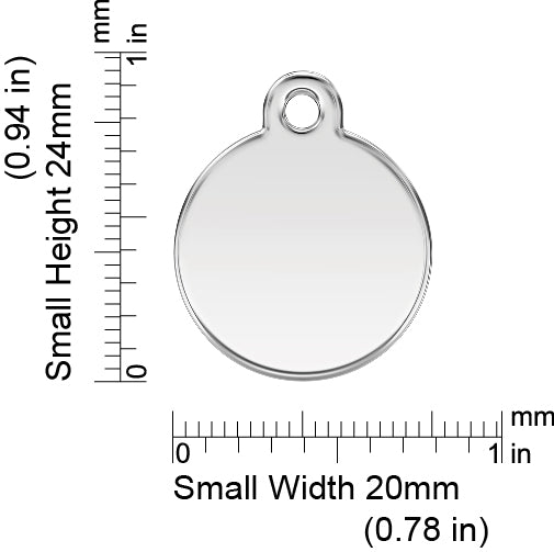 Measurements | ID Tag Enamel -small
