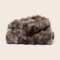 Luxe Bubble Fur Blanket [Brown]