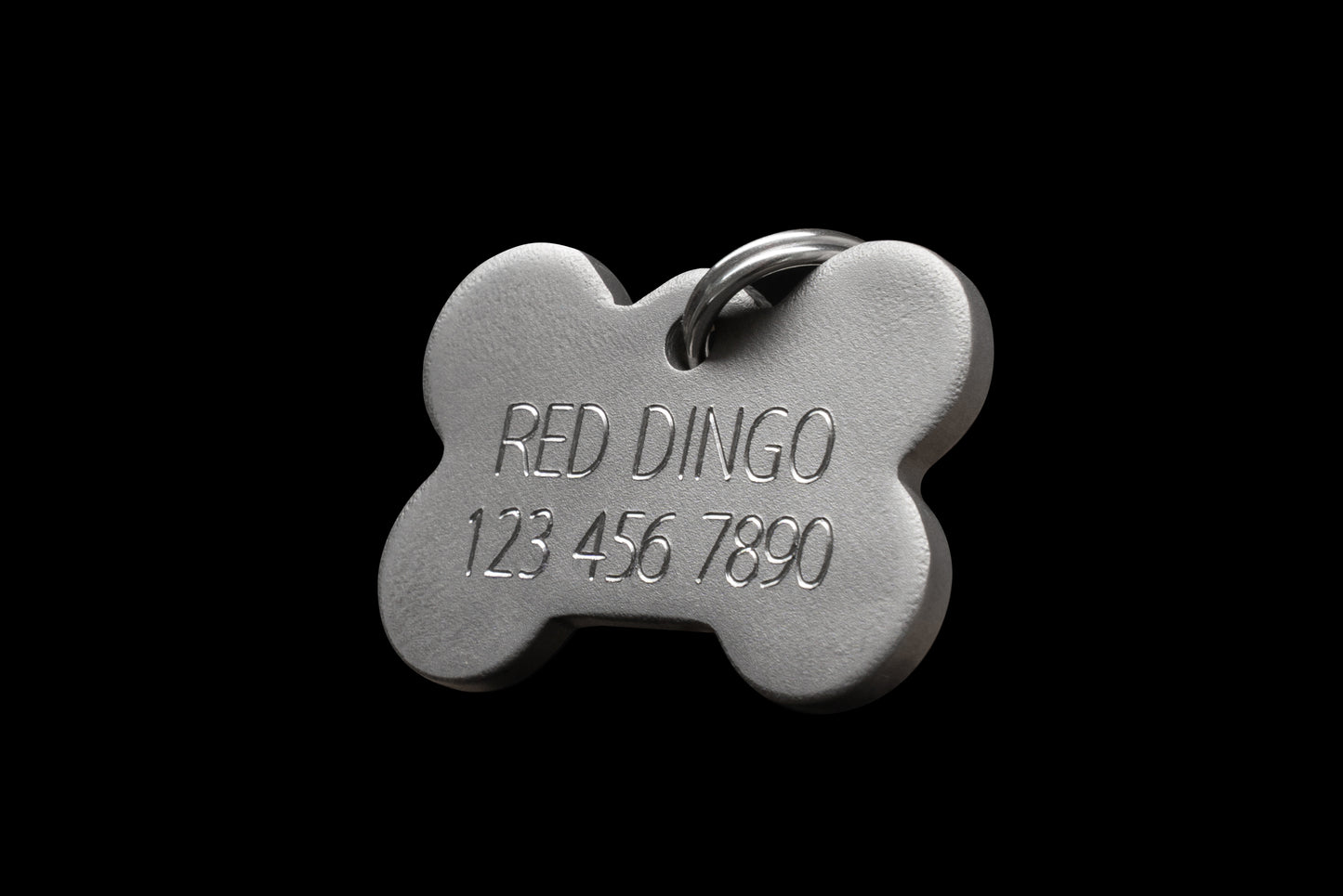 Engraved ID Tag Titanium [Bone]