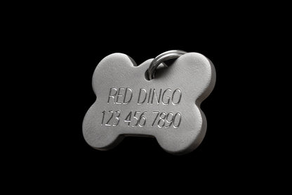Engraved ID Tag Titanium [Bone]