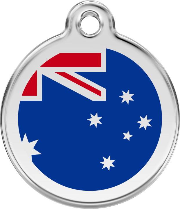 Pet Identification Tag | Country Flag Australia