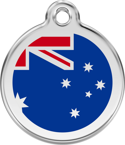 Pet Identification Tag | Country Flag Australia