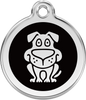 Pet Identification Tag | Dog - black