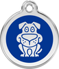 Pet Identification Tag | Dog - blue