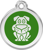 Pet Identification Tag | Dog - green