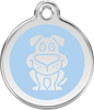 Pet Identification Tag | Dog - light blue