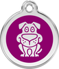 Pet Identification Tag | Dog - purple