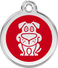 Pet Identification Tag | Dog - red