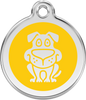 Pet Identification Tag | Dog - yellow