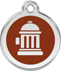 Pet Identification Tag | Fire Hydrant - brown