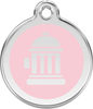 Pet Identification Tag | Fire Hydrant - light pink