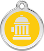 Pet Identification Tag | Fire Hydrant - yellow