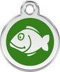 Pet Identification Tag | Fish - green