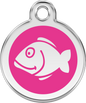 Pet Identification Tag | Fish - pink