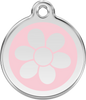 Pet Identification Tag | Flower - light pink