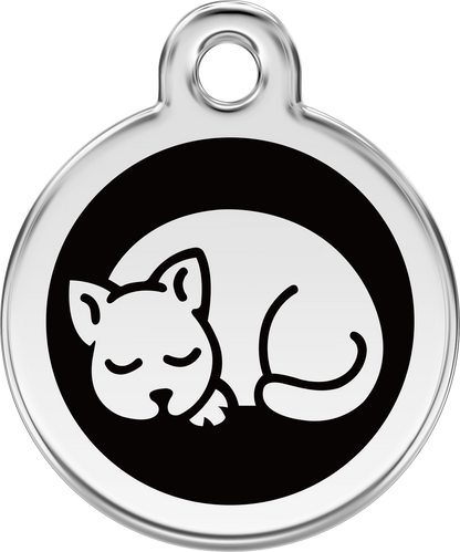Pet Identification Tag | Kitten - black