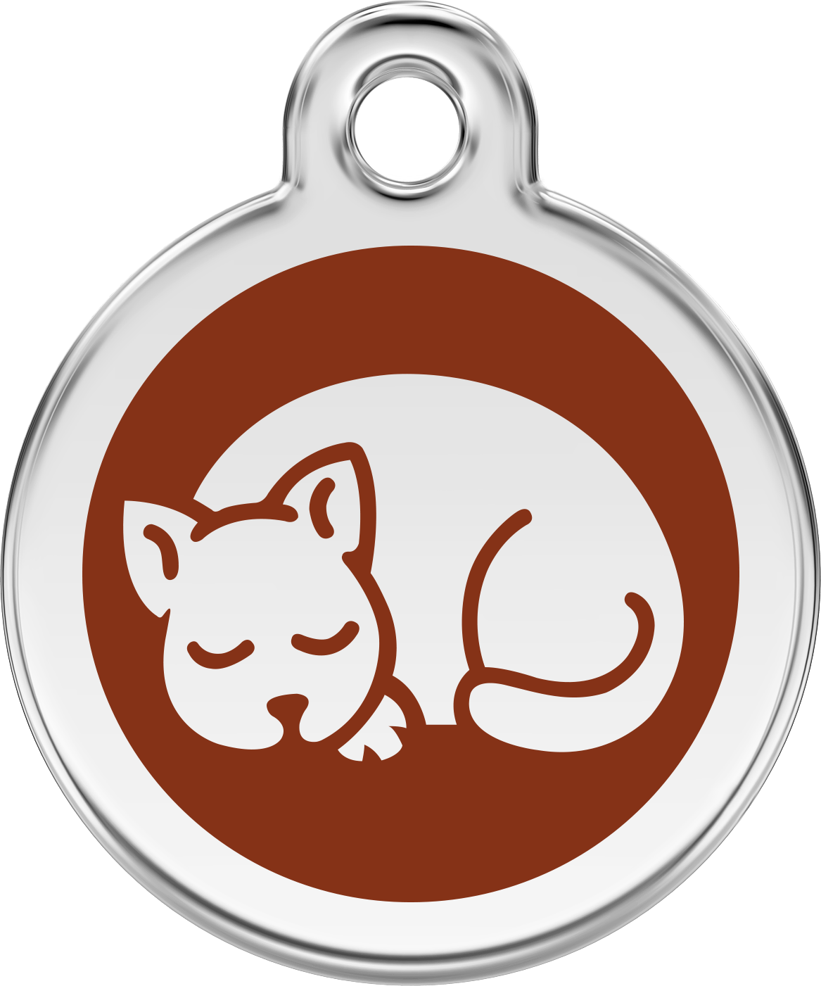 Pet Identification Tag | Kitten - brown