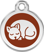 Pet Identification Tag | Kitten - brown