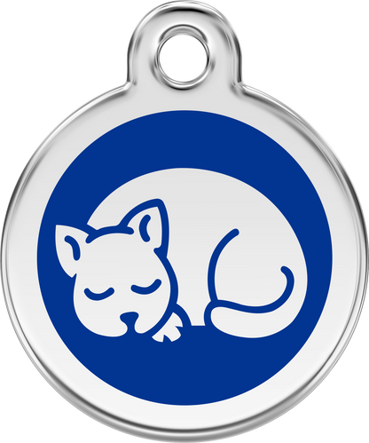 Pet Identification Tag | Kitten - blue