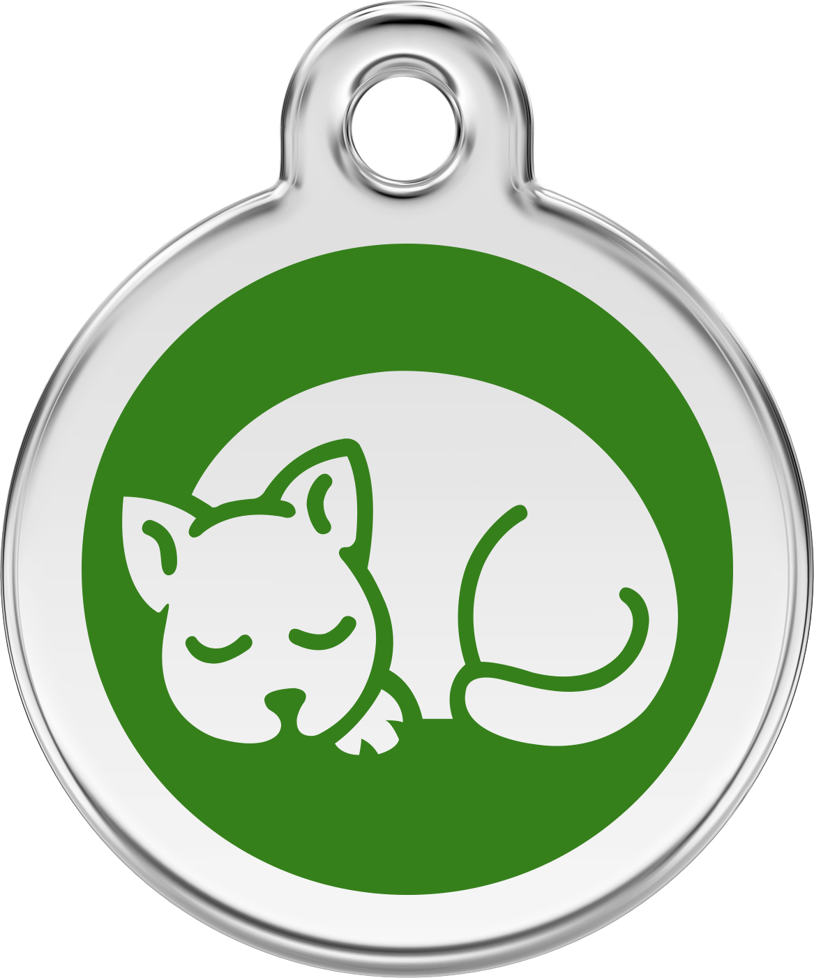 Pet Identification Tag | Kitten - green