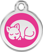 Pet Identification Tag | Kitten - pink