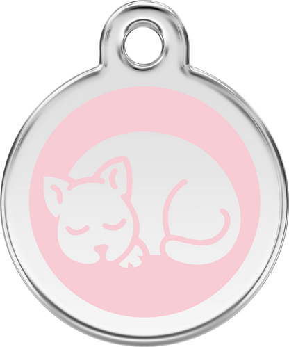 Pet Identification Tag | Kitten - light pink